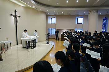 中学卒業感謝ミサ
