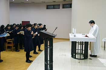 中学卒業感謝ミサ