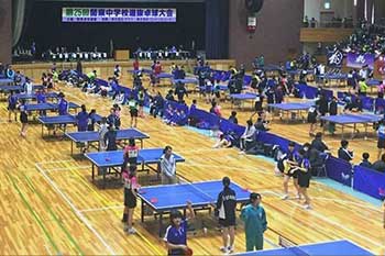 関東中学校選抜 卓球大会出場
