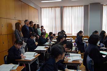 フランス人高校生来校